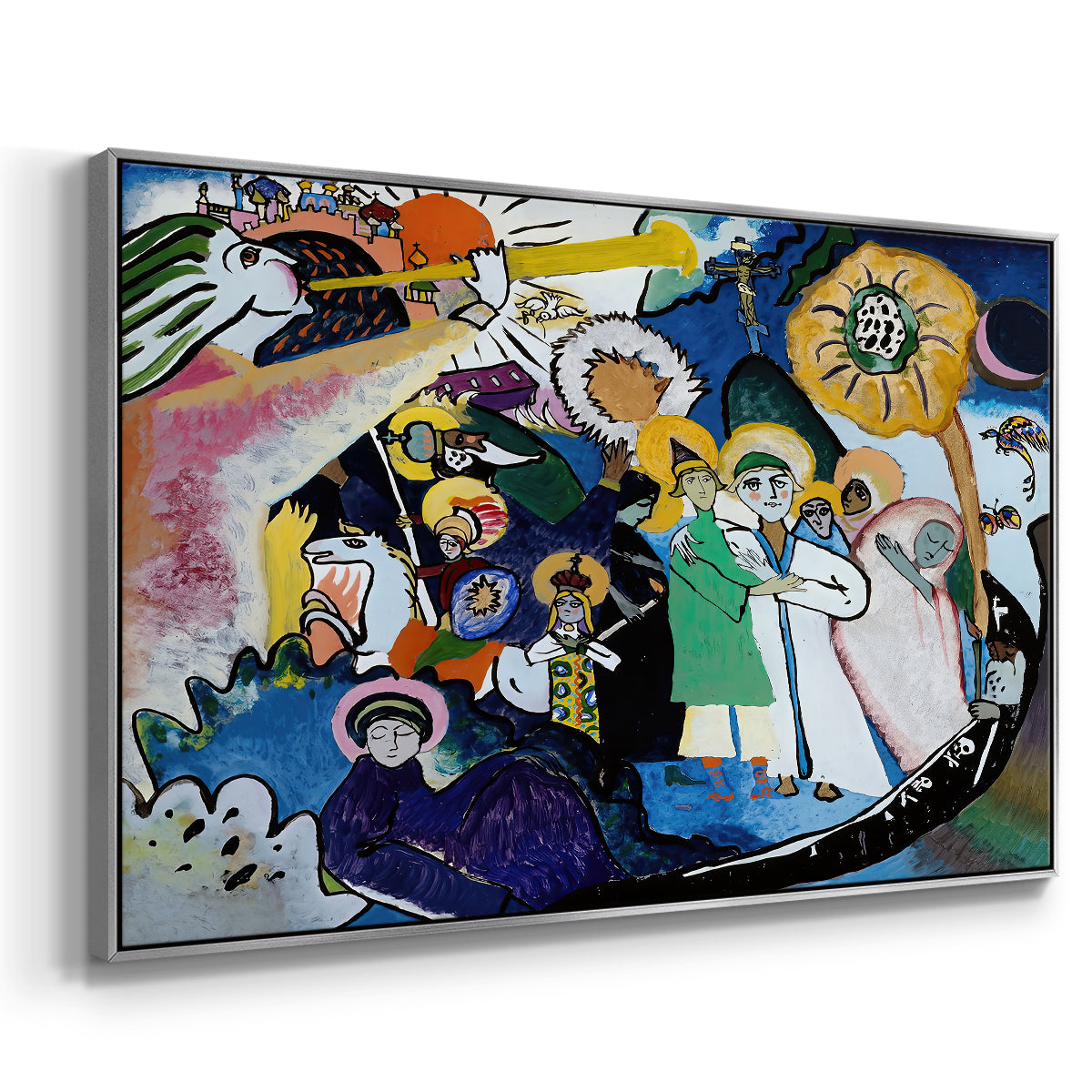 All Saints Day I, 1911 - Floater Framed Canvas Print