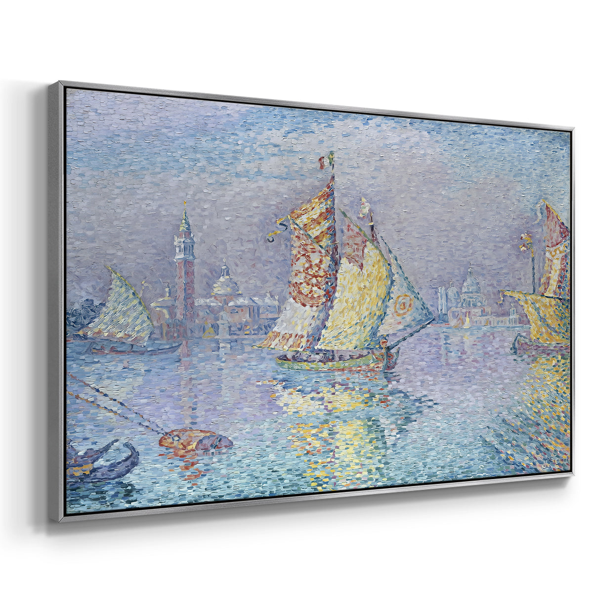 Venice, the Yellow Sail, 1904 - Floater Framed Canvas Print