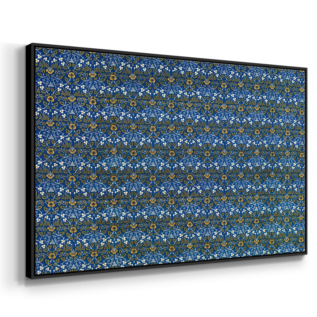 Eyebright, Green and Yellow Design, c. 1883 - Floater Framed Canvas Print