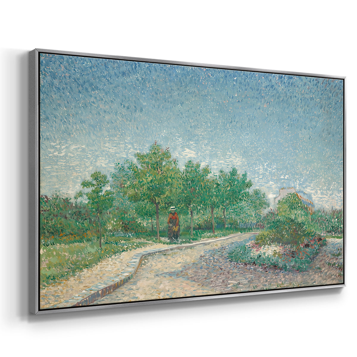 Square Saint-Pierre, Paris, 1887 - Floater Framed Canvas Print