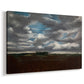 Canvas art print featuring an atmospheric scene dominated by sky, displayed at an angle