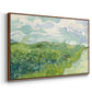 Green Wheat Field, Auvers, 1890 - Floater Framed Canvas Print