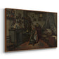 Interior, c. 1865-1870 - Floater Framed Canvas Print