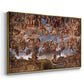 The Last Judgment (Charon's Boat and the Damned), 1536-1541 - Floater Framed Canvas Print
