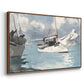 Fishing Boats, Key West, 1903 - Floater Framed Canvas Print