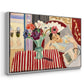 Woman with Anemones (Femme et anémones), c. 1920-1921 - Floater Framed Canvas Print