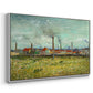 Factories at Clichy, 1887 - Floater Framed Canvas Print