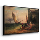 Fisherman's Family from Chioggia, 1838 - Floater Framed Canvas Print