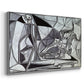 Goat's Skull, Bottle and Candle, 1952 - Floater Framed Canvas Print