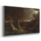 Tornado in an American Forest, 1835 - Floater Framed Canvas Print