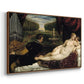 Venus with an Organist and Cupid, c. 1555 - Floater Framed Canvas Print