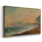 Hove Beach, c. 1824-1826 - Floater Framed Canvas Print