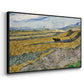 Enclosed Field with Ploughman, 1889 - Floater Framed Canvas Print