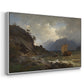 From the Western Coast of Norway, 1862 - Floater Framed Canvas Print