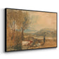 Lulworth Castle, Dorset, c. 1820 - Floater Framed Canvas Print