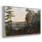 Landscape with the Balbersteine near Miesenbach, 1839 - Floater Framed Canvas Print