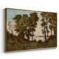 The Banks of the Allier, 1894 - Floater Framed Canvas Print