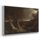 Tornado in an American Forest, 1835 - Floater Framed Canvas Print