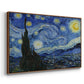The Starry Night, 1889 - Floater Framed Canvas Print