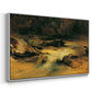 Wildbach (Wild Stream) - Floater Framed Canvas Print