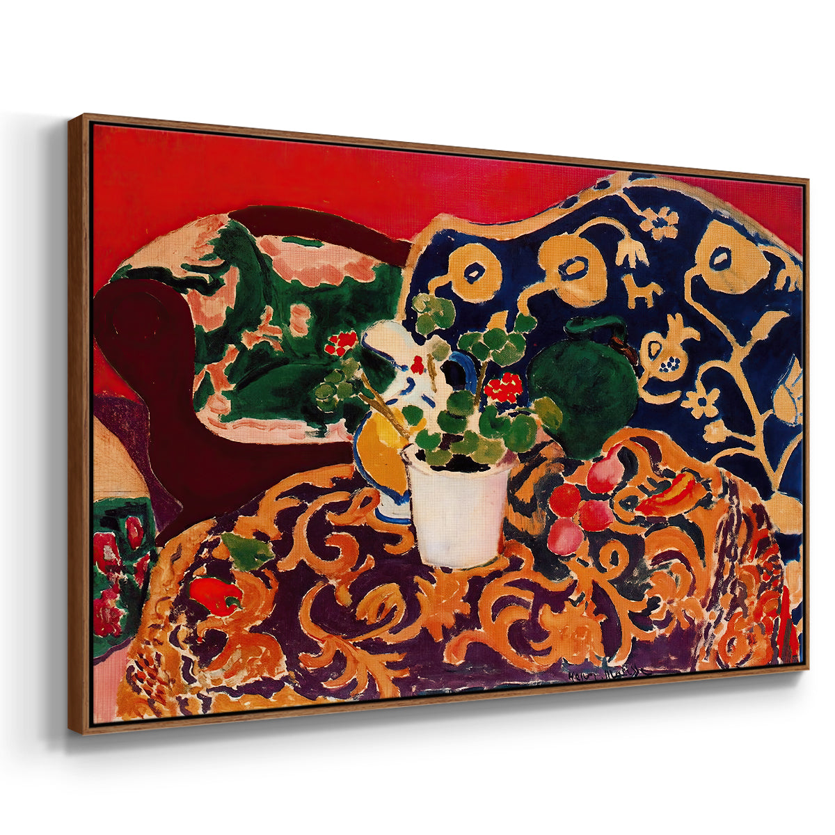 Spanish Still Life, c. 1910 - Floater Framed Canvas Print