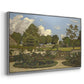 The Painter's Garden at Saint-Privé, 1886 - Floater Framed Canvas Print