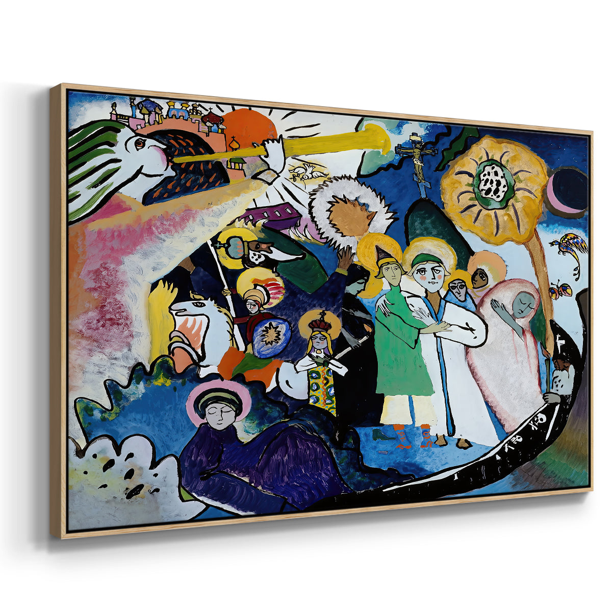 All Saints Day I, 1911 - Floater Framed Canvas Print