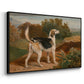 Ravager, One of the Lambton Hounds, 1835 - Floater Framed Canvas Print