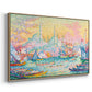 The Golden Horn, Constantinople, 1907 - Floater Framed Canvas Print