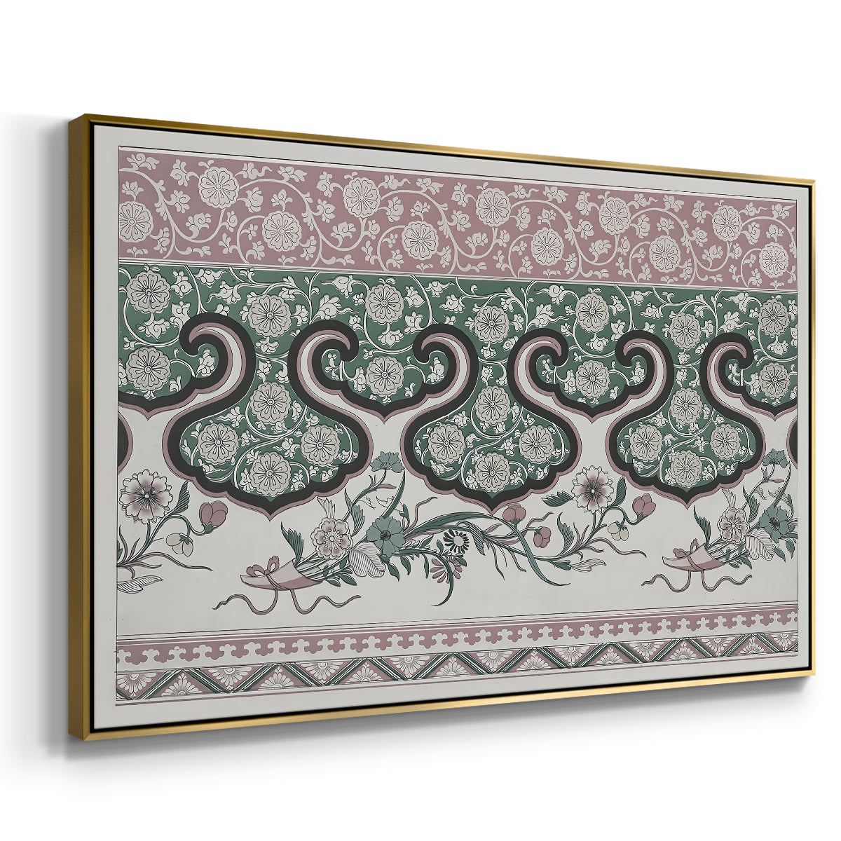 Examples of Chinese Ornament, Pl. LXXVI, 1867 - Floater Framed Canvas Print