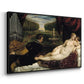 Venus with an Organist and Cupid, c. 1555 - Floater Framed Canvas Print