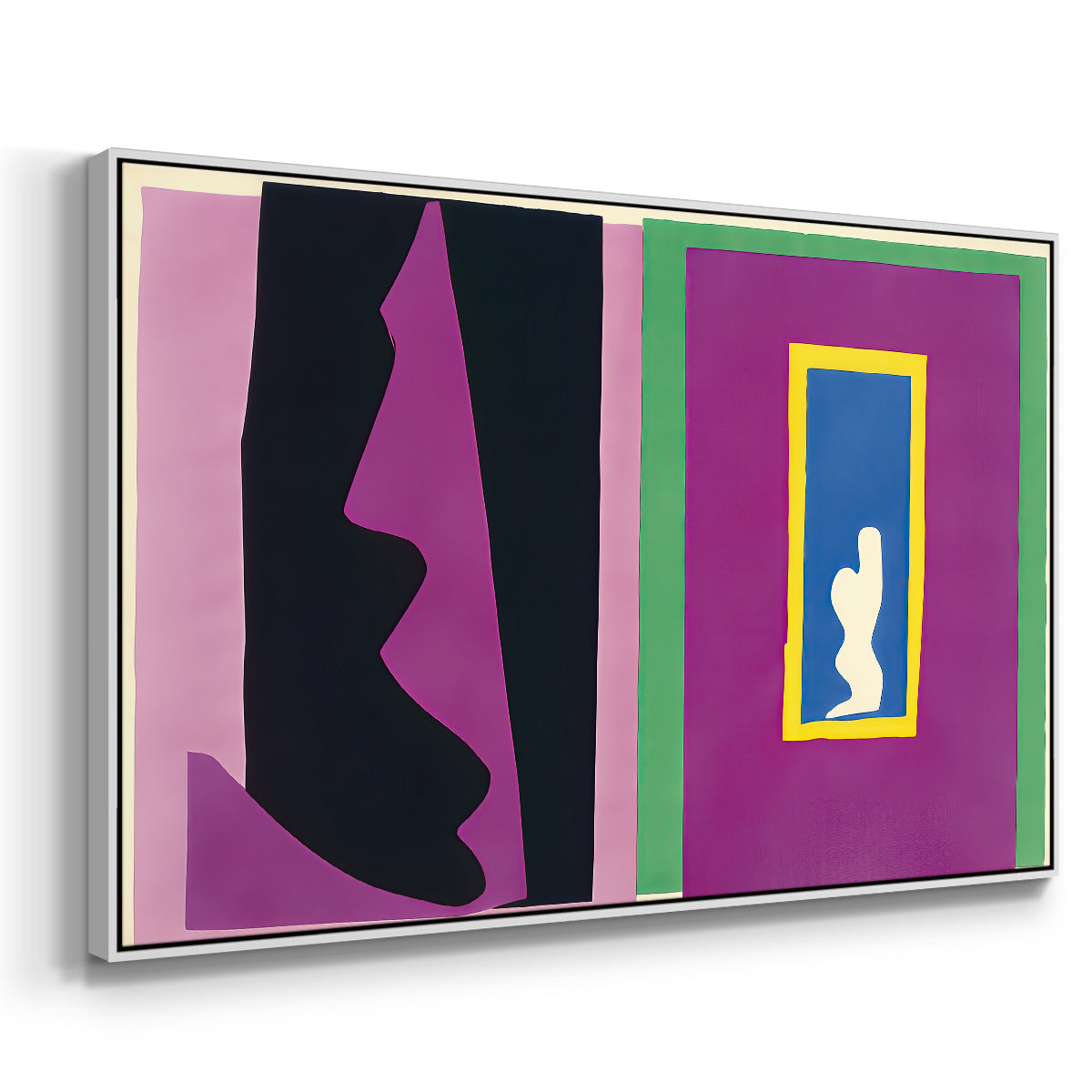 Destiny (Le destin), from Jazz, 1947 - Floater Framed Canvas Print