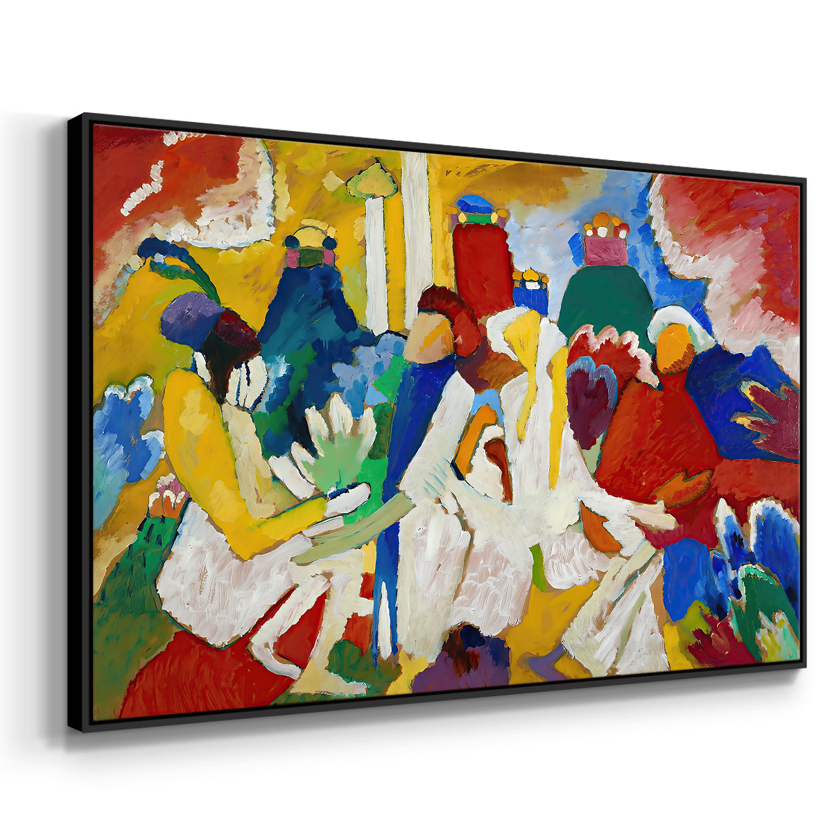 Oriental, 1909 - Floater Framed Canvas Print