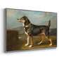 A Terrier in a Landscape, c. 1811 - Floater Framed Canvas Print