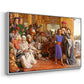 The Finding of the Saviour in the Temple, 1854-1860 - Floater Framed Canvas Print