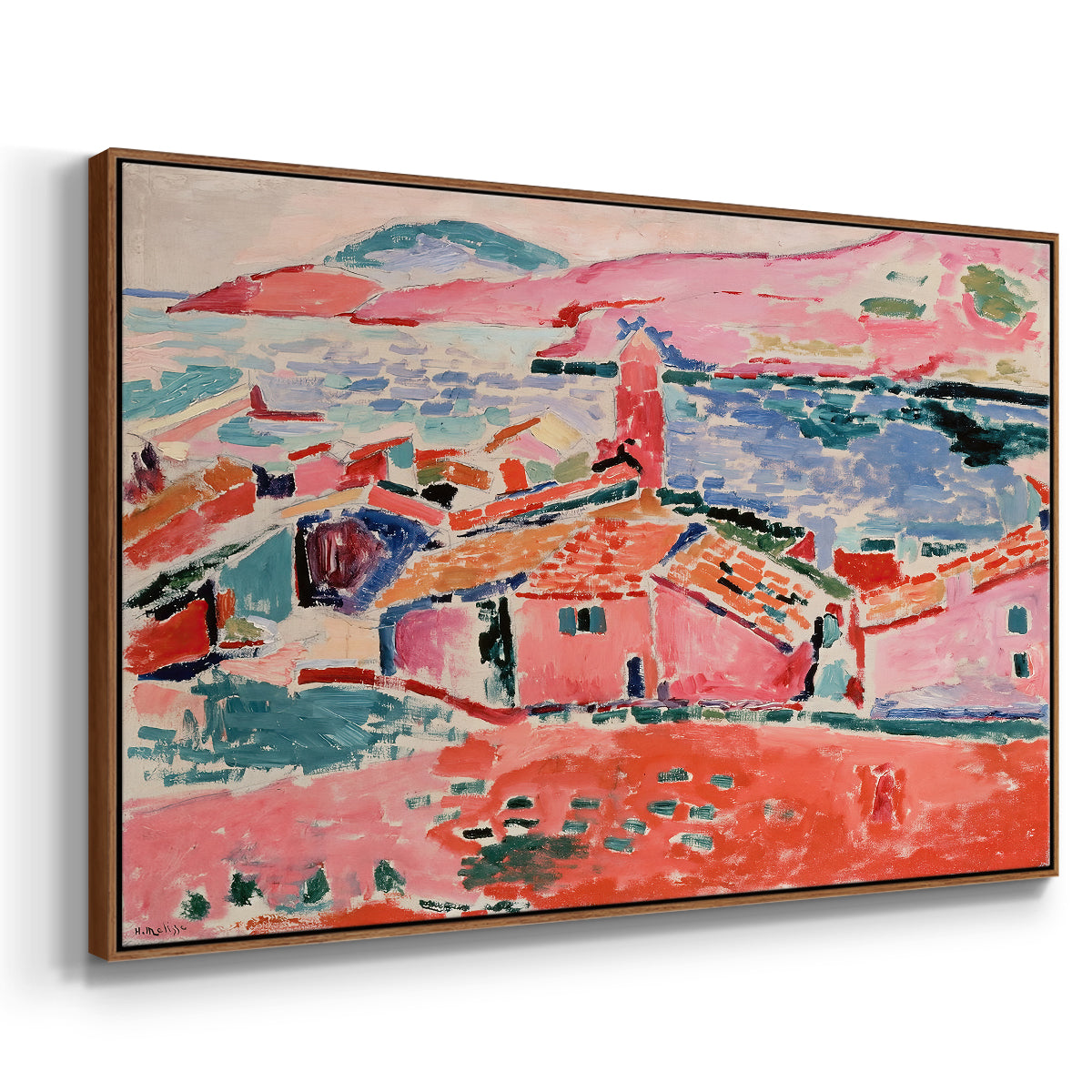 View of Collioure, 1905 - Floater Framed Canvas Print