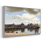 View of Delft, c. 1660-1661 - Floater Framed Canvas Print