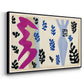 The Knife Thrower (Le lanceur de couteaux), from Jazz, 1947 - Floater Framed Canvas Print