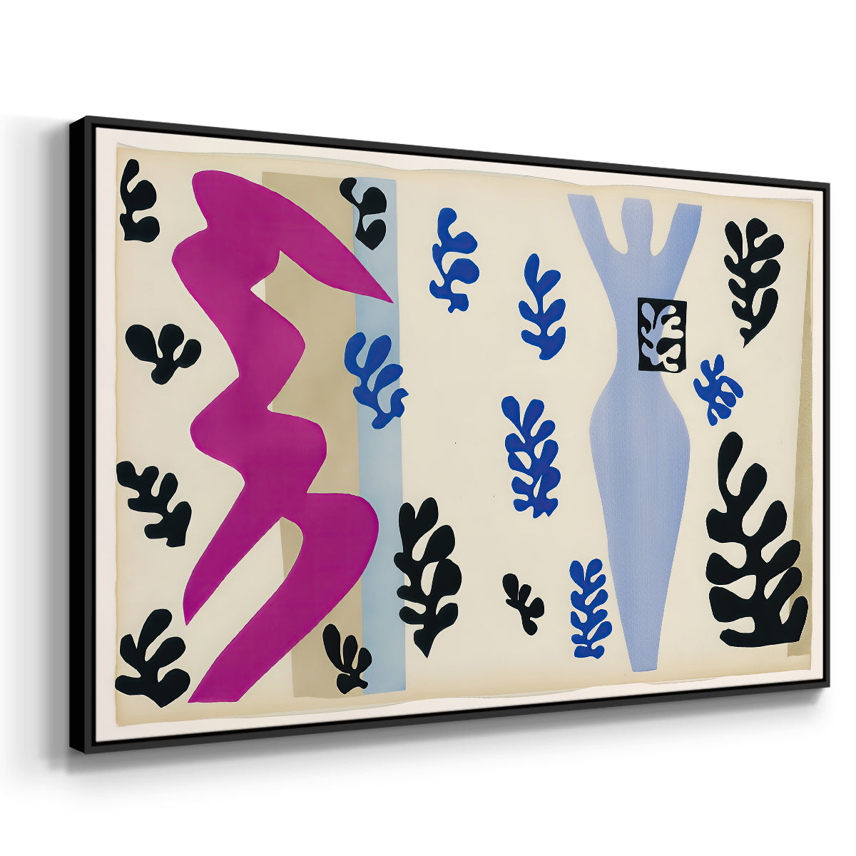 The Knife Thrower (Le lanceur de couteaux), from Jazz, 1947 - Floater Framed Canvas Print