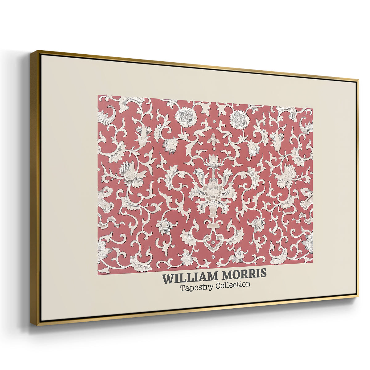 Examples of Chinese Ornament, Pl. XCV (Morris Inspired), 1867 - Floater Framed Canvas Print