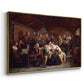 Funeral Feast, 1854 - Floater Framed Canvas Print