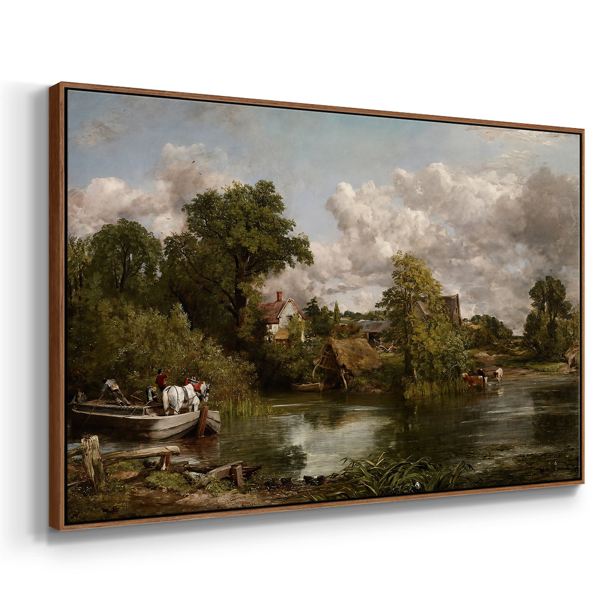 The White Horse, 1819 - Floater Framed Canvas Print