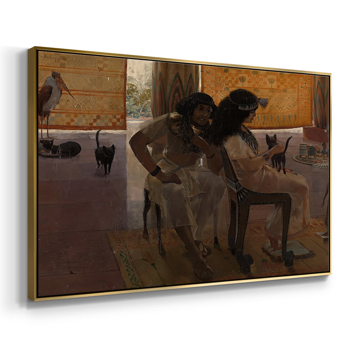 The Age of the Pharaohs, 1914 - Floater Framed Canvas Print