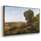Souvenir of Roquemaure in the Gard, c. 1853 - Floater Framed Canvas Print