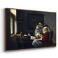 Girl Interrupted at Her Music, c. 1658-1659 - Floater Framed Canvas Print