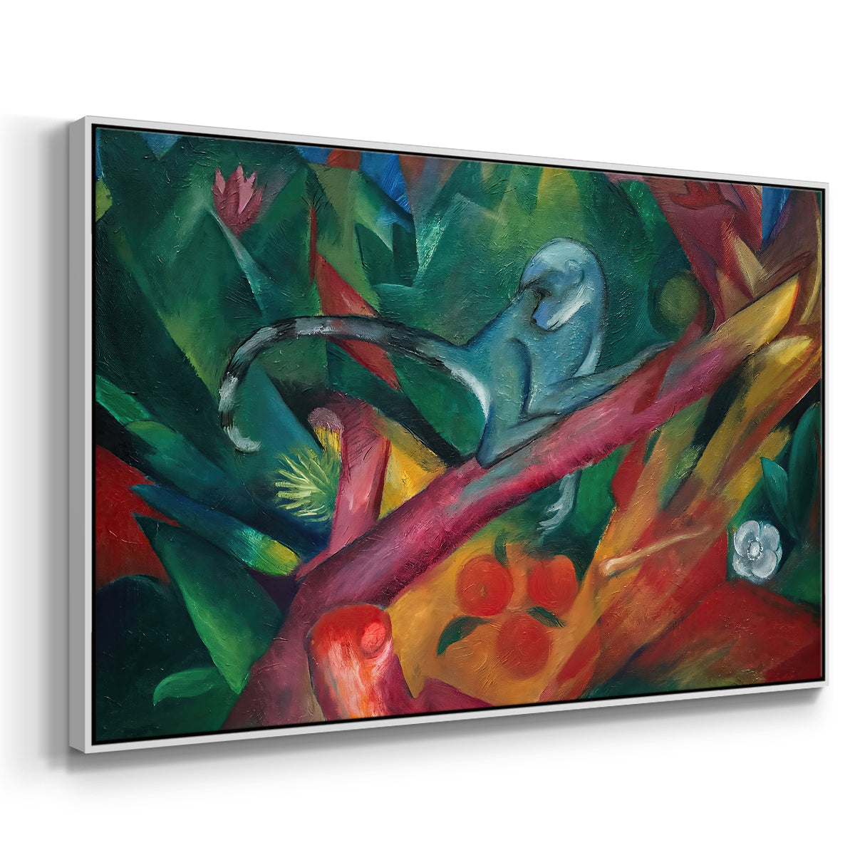 The Monkey, 1912 - Floater Framed Canvas Print