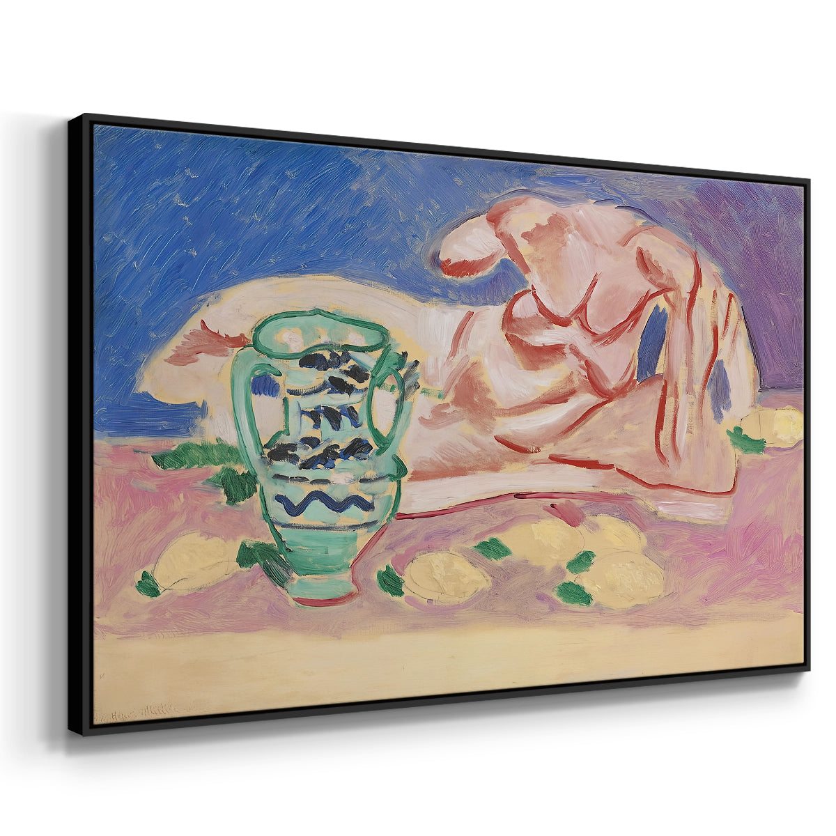Ilyssus from the Parthenon, 1908 - Floater Framed Canvas Print