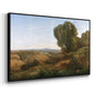 Souvenir of Roquemaure in the Gard, c. 1853 - Floater Framed Canvas Print