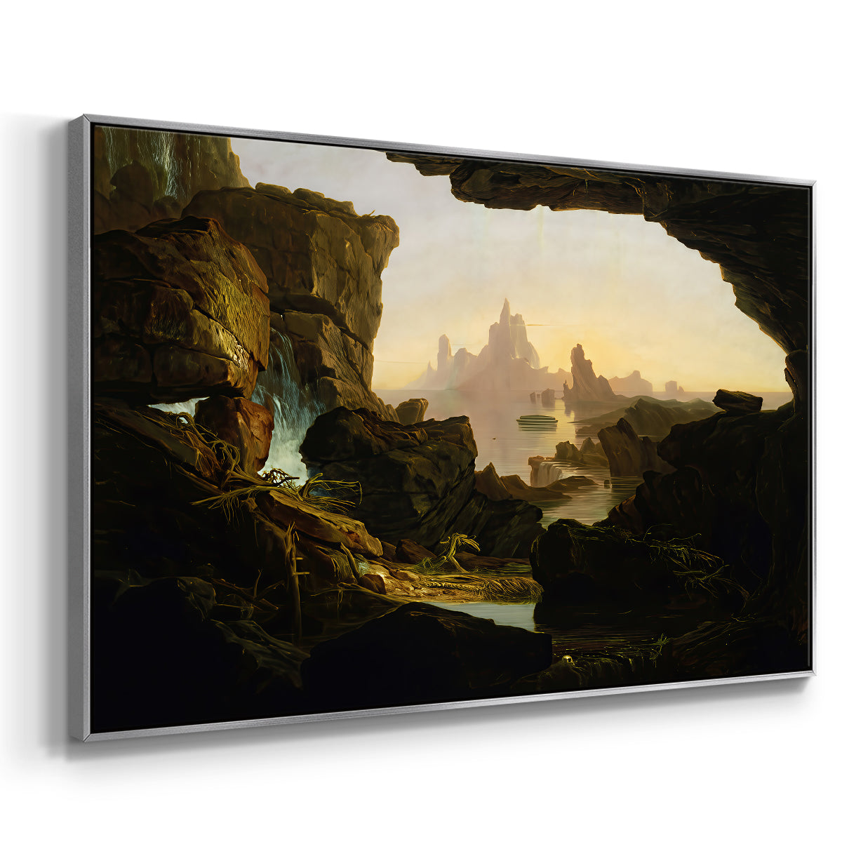 The Subsiding of the Waters of the Deluge, 1829 - Floater Framed Canvas Print