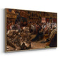 Ball of the Burning Men, 1889 - Floater Framed Canvas Print